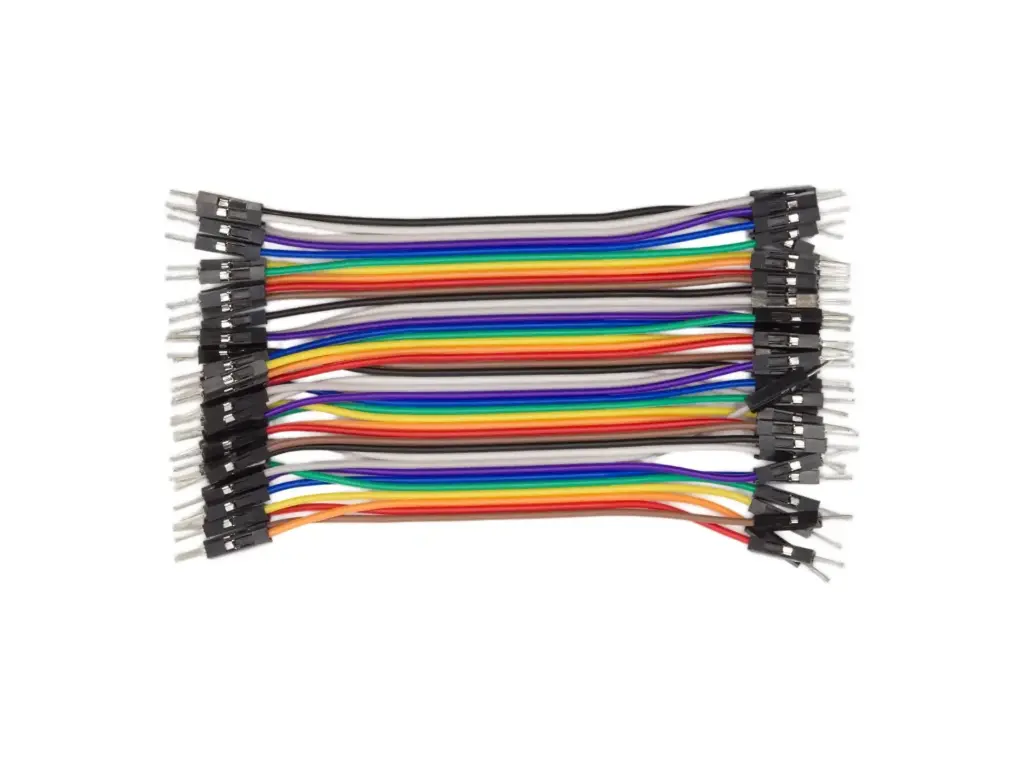 [99187183] DuPont Jumper Wires Set Male to Male 10cm [40 Jumpers Per Set]