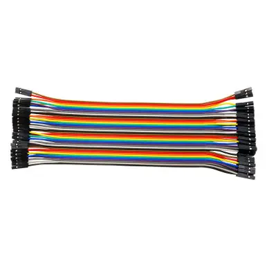 [99187180] DuPont Jumper Wires Set Female to Female 20cm [40 Jumpers Per Set]