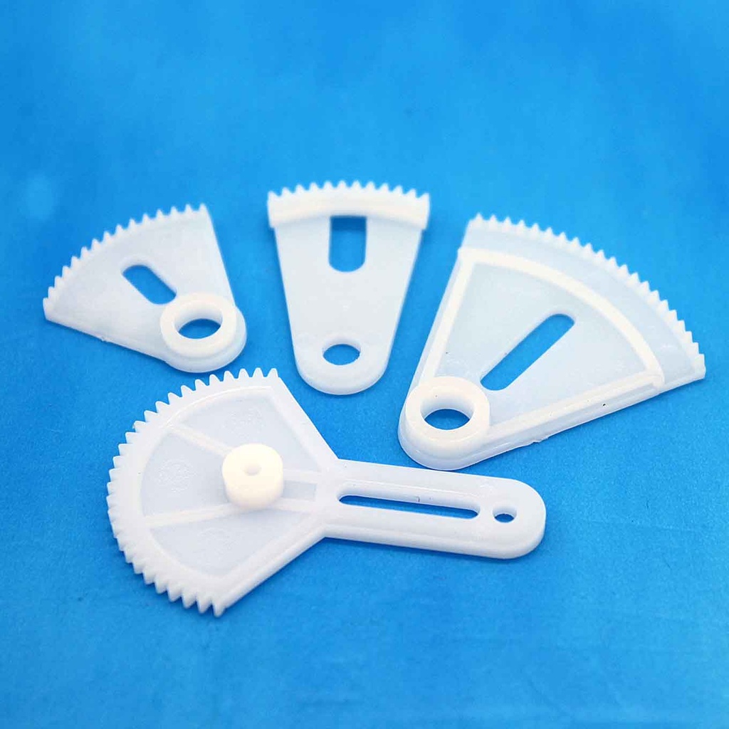 Robot Plastic 15 Teeth 5pcs Steering Curved Tooth Gear