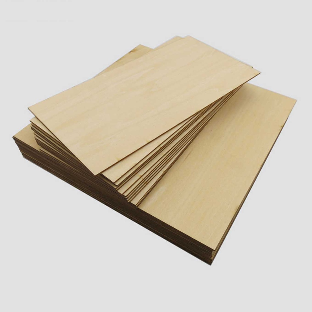 Prototyping Materials 50x100x2 Rectangular Wood Layer (Per Piece)
