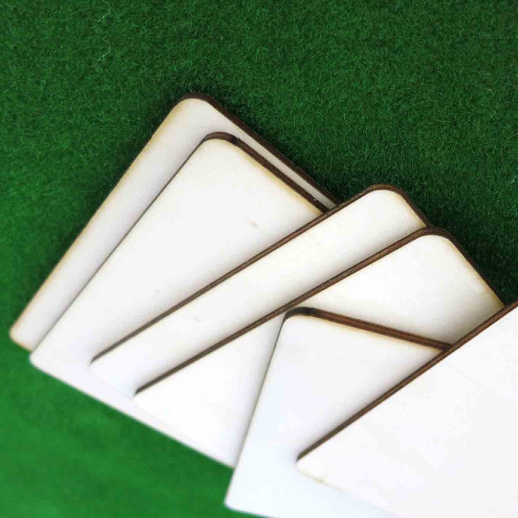 Prototyping Materials 200x200x2 Squared Round Corner Wood Layer (Per Piece)