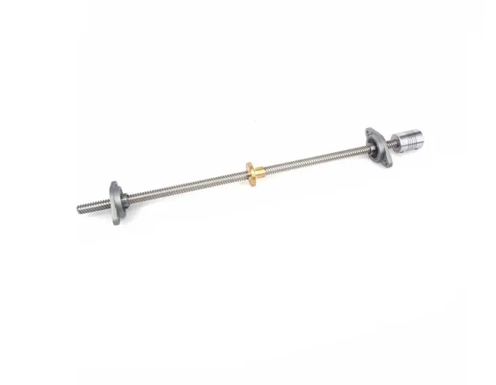 3D Printer Accessories T8 Lead Screw 600mm Vertical 8mm Leadscrew With Copper Nut
