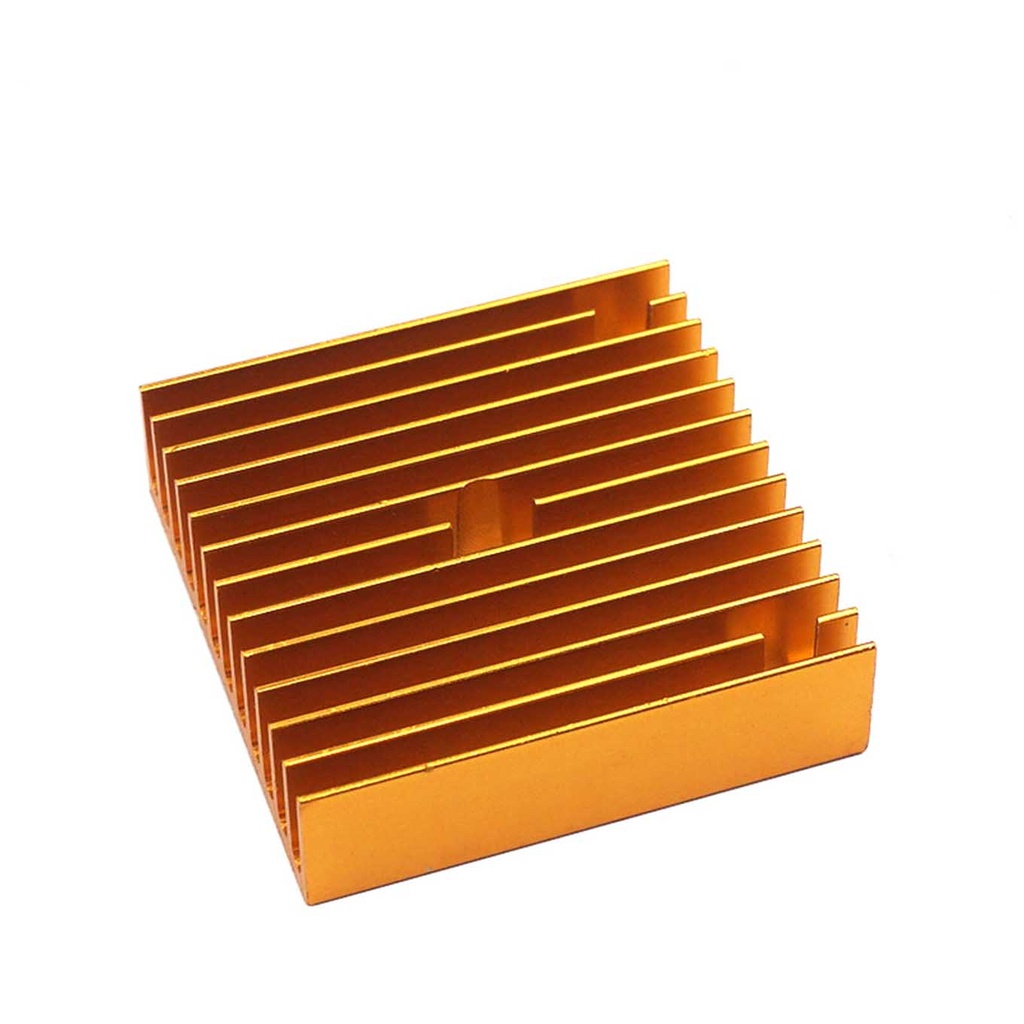 Aluminum Heat Sink Mk7 Mk8 Extruder Parts 40 X 40 X 11mm