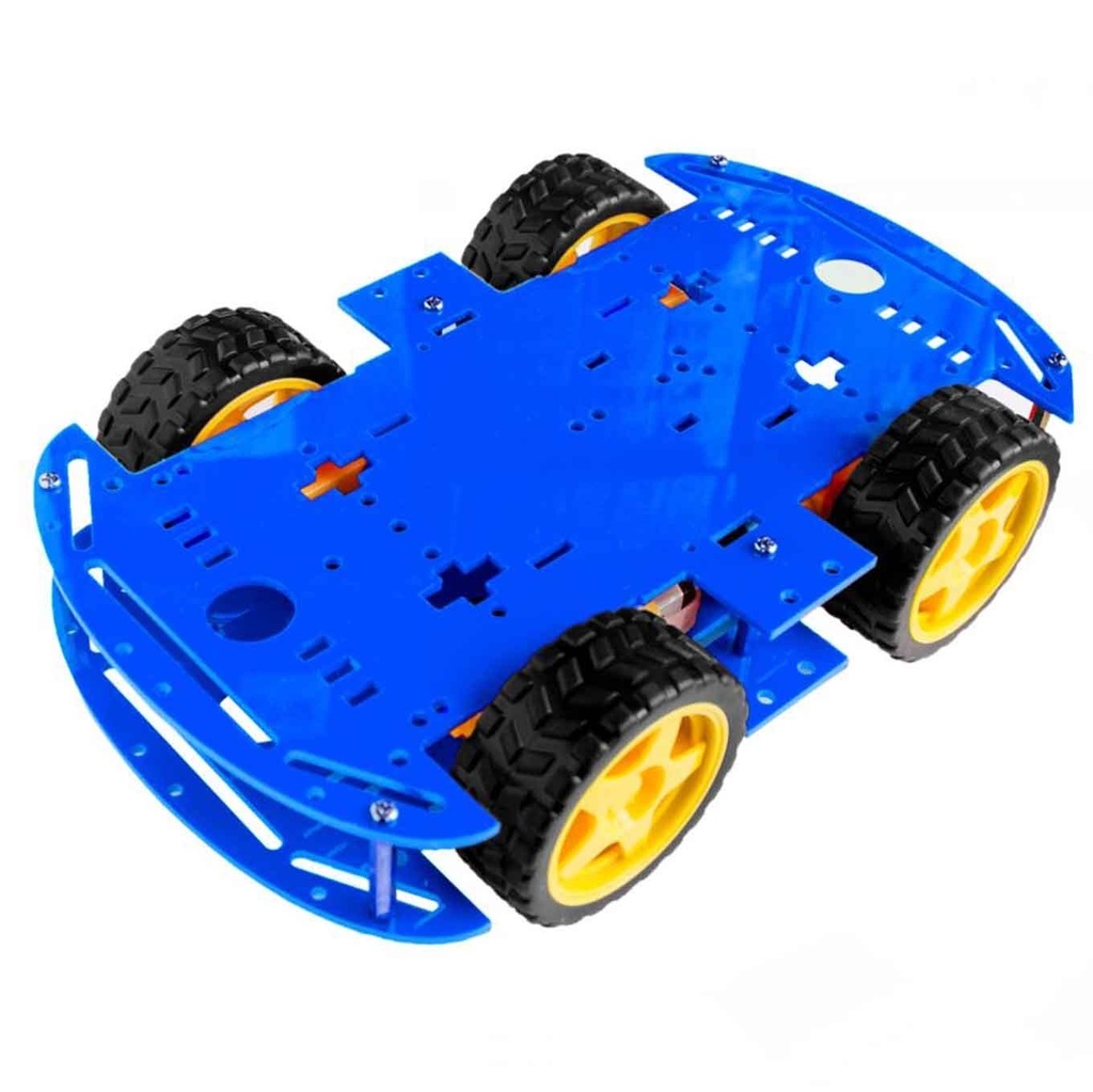 Robot 4wd Smart Robot Car chassis Kits Blue