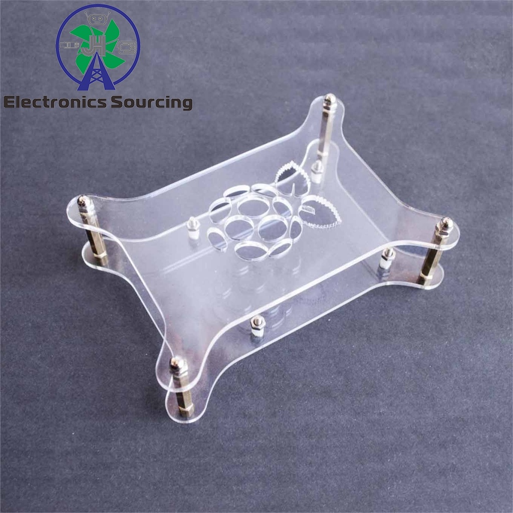 Raspberry Pi 4-Layer Cluster Acrylic Case For RPi 3/2 B and B+ (Transparent)