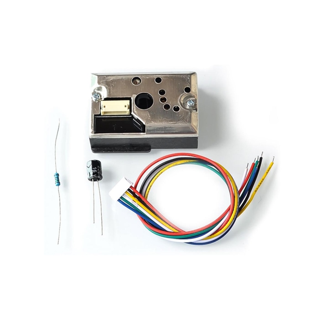 Dust Sensor Smoke Particle Sensor With Cable GP2Y1010AU0F Compatible