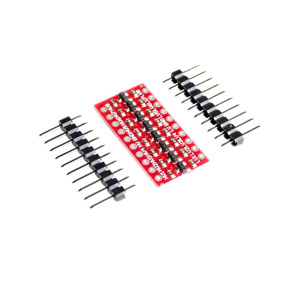 Logic Level Converter Bi-Directional Module 8 channel I2C 5V To 3.3V Red