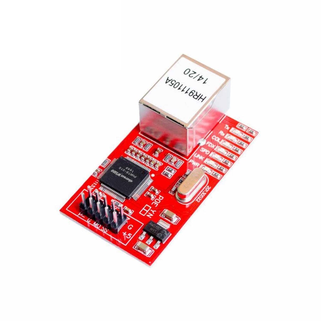 Ethernet W5100 Module Nano Red 10 Pins