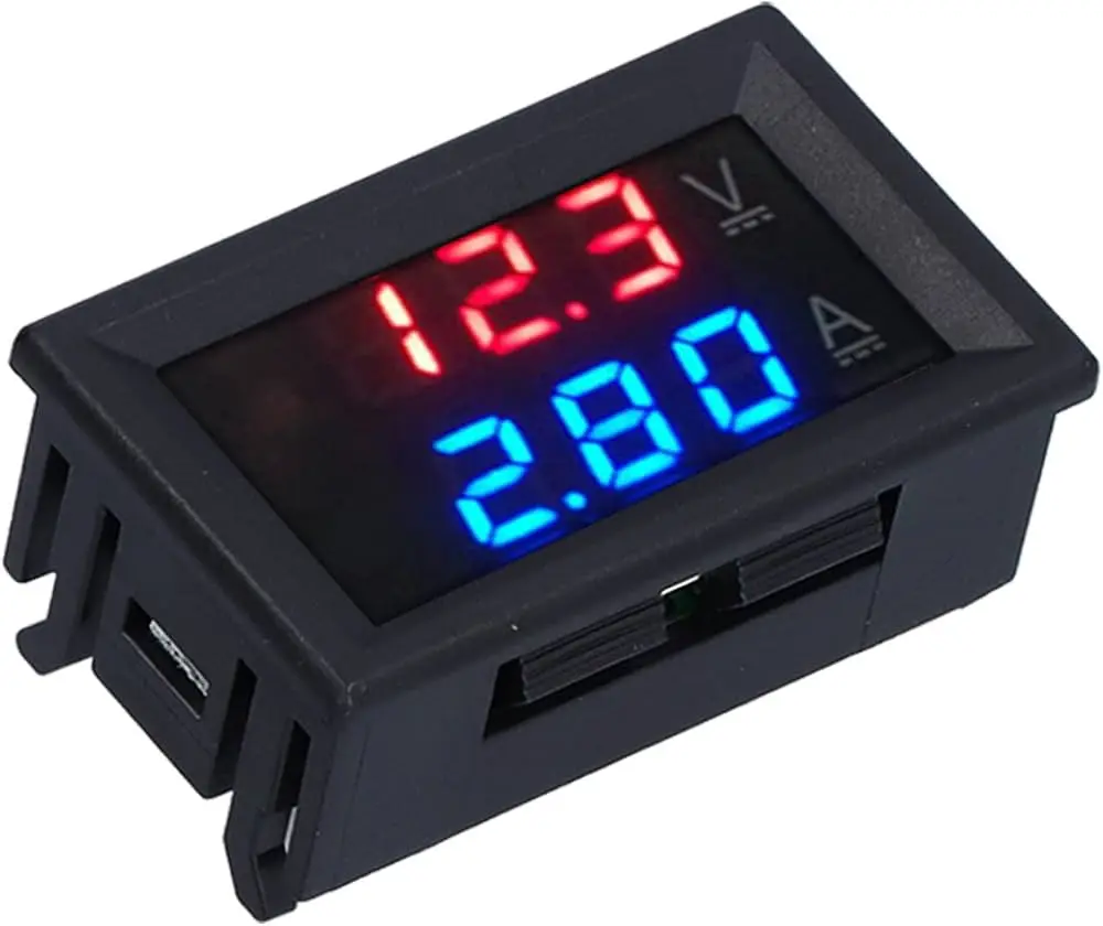 Digital Voltmeter Display Module DC100v 10A Blue+Red DSN-VC288
