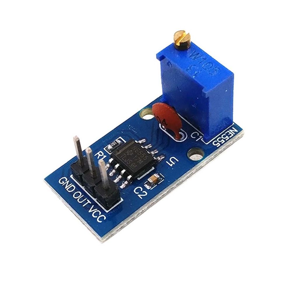 Signal Generator Module Adjustable Square Wave NE555 Blue