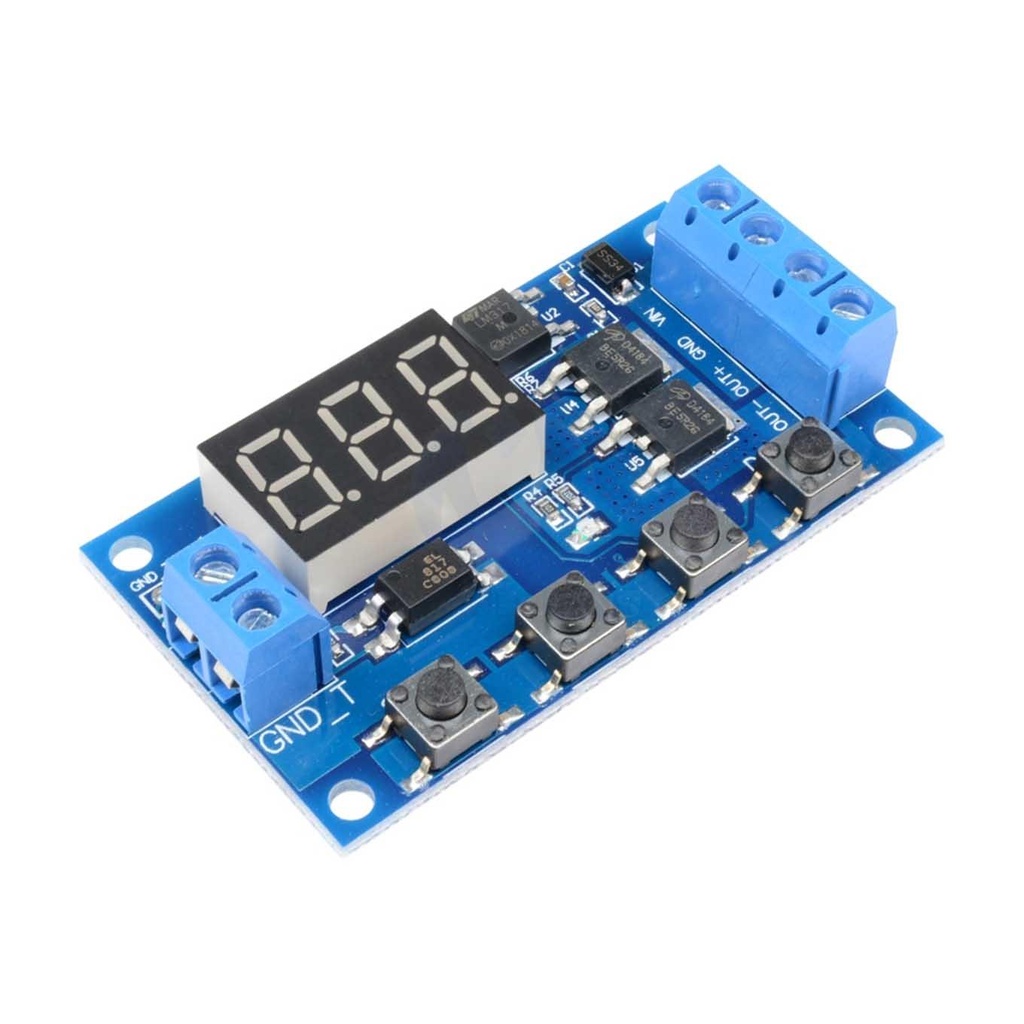 Relay MOSFET Timer 0.1s - 999min 5-24v Module