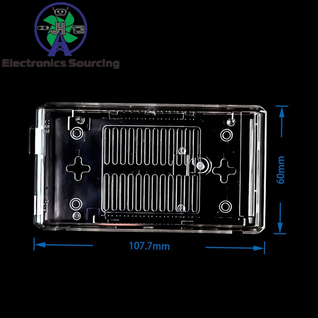 Acrylic Shell Enclosure Protective Box MEGA2560 Black