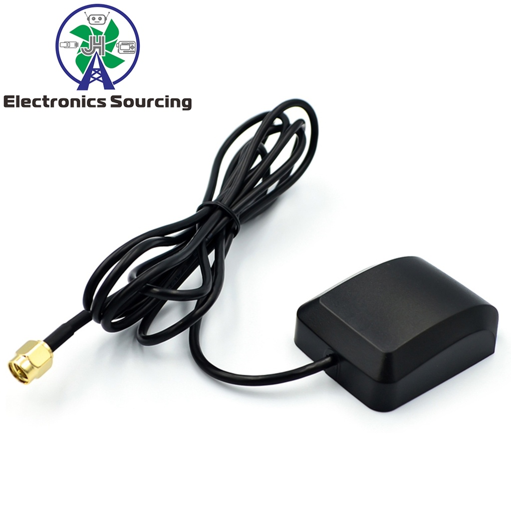 Antenna GPS Aerial SMA Conector Black With 1.5M Cable