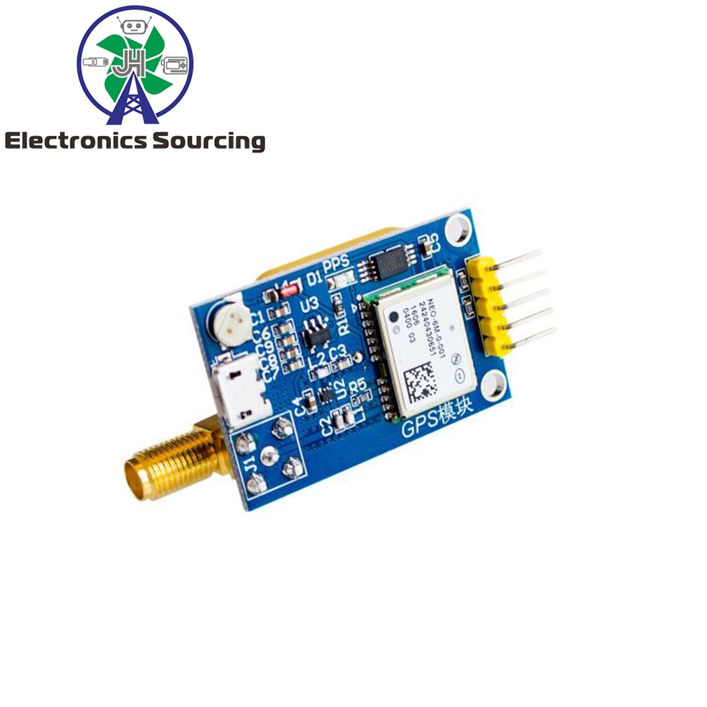 GPS Ublox NEO-8M Module with Ceramic Antenna on Board and SAM Interface