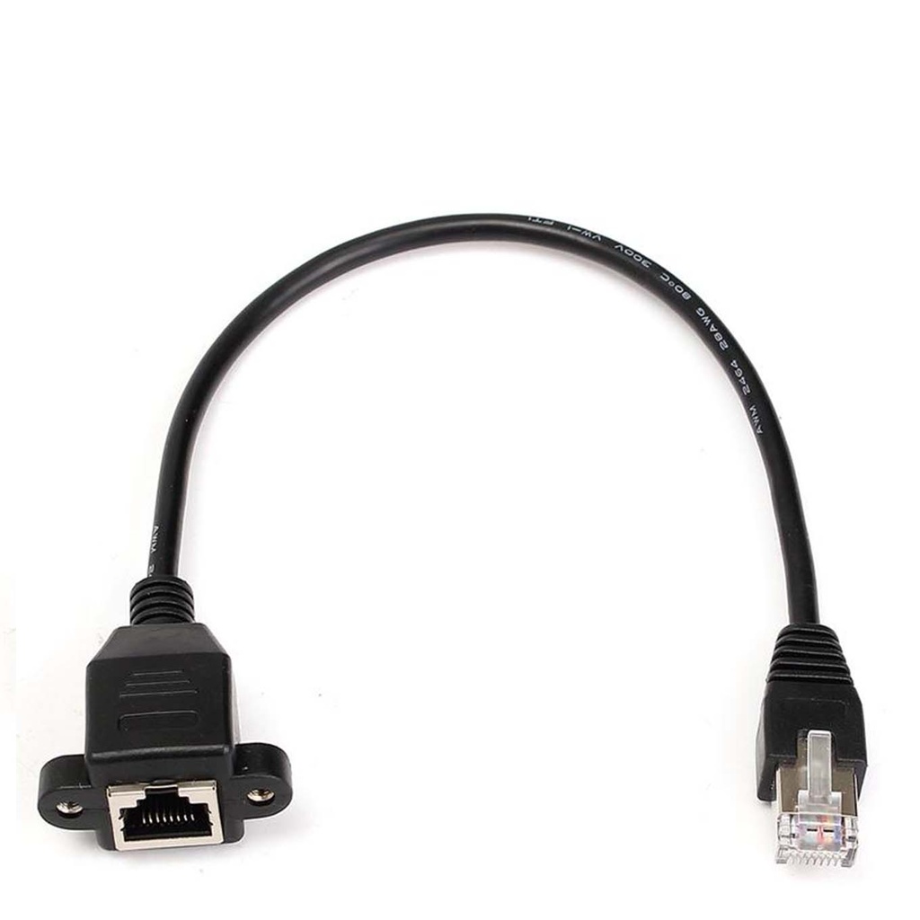 Cable Rj45 Female To Male Adapter Network Extension Cable 0.3m