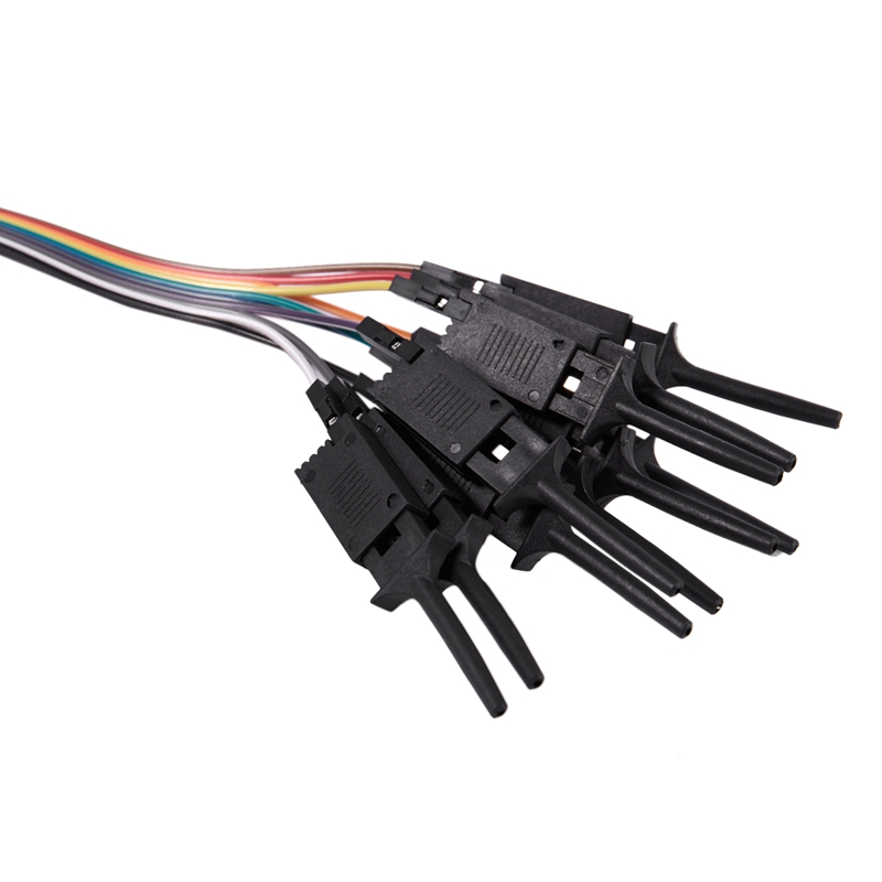 Cable Experiments Breadboard Test Hook Up Random Color Male Header 20cm Prob For Logic Analyzer (per piece)