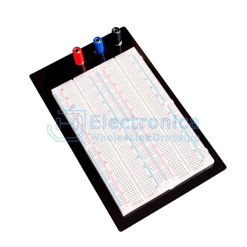 Breadboard Solderless 1660 Tie-Points With Power Cords For Arduino Experiments