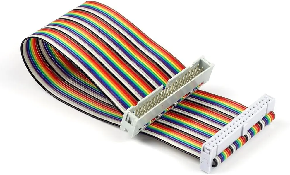 [99187451] Ribbon Cable GPIO Extension 20cm 40 Pins for Raspberry Pi