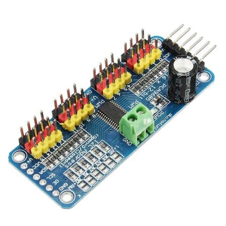 Servo Motor PWM Driver I2C Module 16-Channel 12-Bit PCA9685