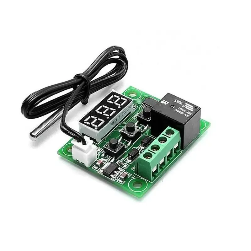 Temperature Thermostat Controller Digital Module W/ Display and NTC Waterproof Temperature Sensor XH-W1209 12V