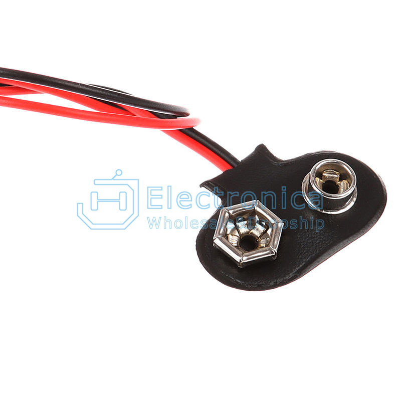 Battery Snap 9V T Type Clip Lead Wire Connector