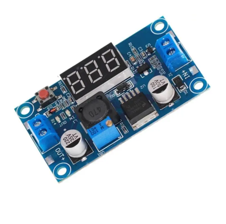 DC-DC Step Down Adjustable Voltmeter Buck Converter Power Module 4-35V LM2596