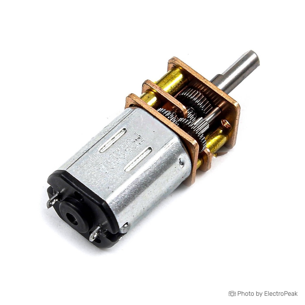 Motor DC Micro Geared 10mm Long Axis Metal Gear Box GA12-N20 100RPM 6V