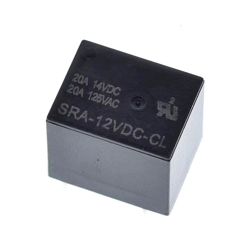 Relay 12V DC Power Black