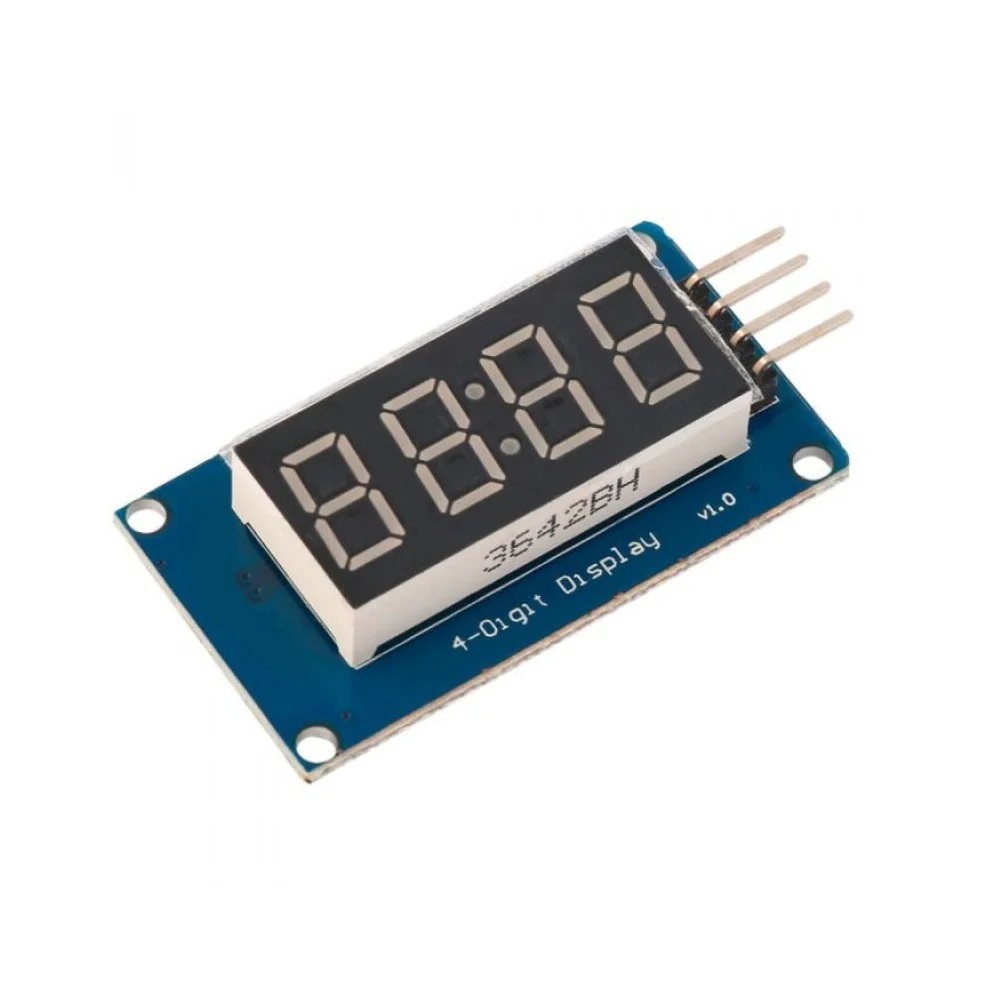 7 Segment Display 4 bit Common Anode LED Module TM1637