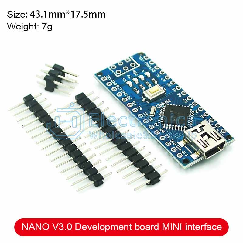 Arduino Nano v3 ATMEGA328P - CH340 - Unsoldered (Compatible with Arduino)