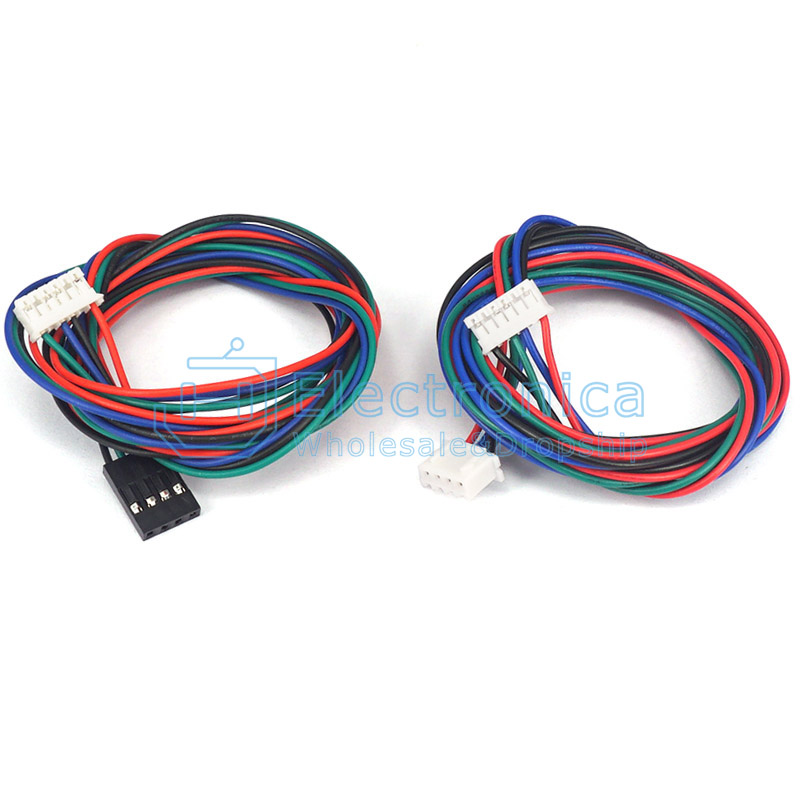 3D Printer Accessories Stepper Cable Connection Line white terminal 1M
