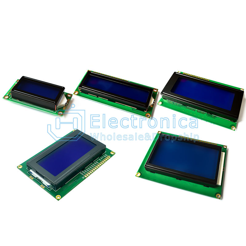 LCD 128x64 Graphical Display Yellow Background