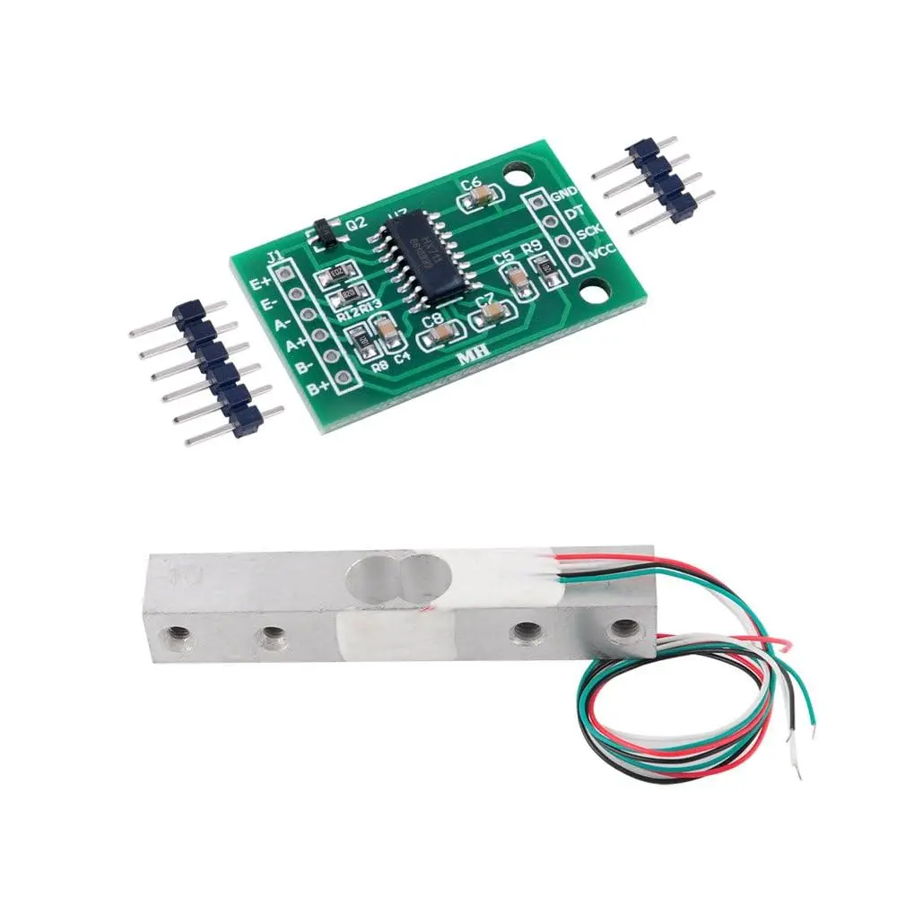 Weight Sensor Load Cell 20Kg With HX711 AD Module