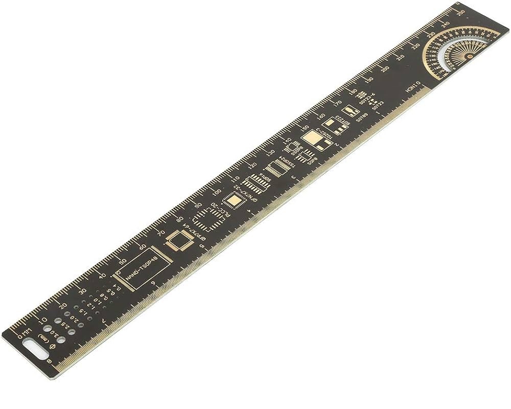 Measuring Tool 25cm Multifunctional PCB Ruler