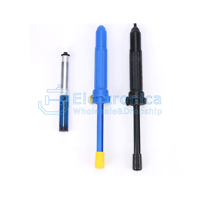 Soldering Tin Pump Sucker Gun Solder Removal Desoldering Hand Tool Random Color