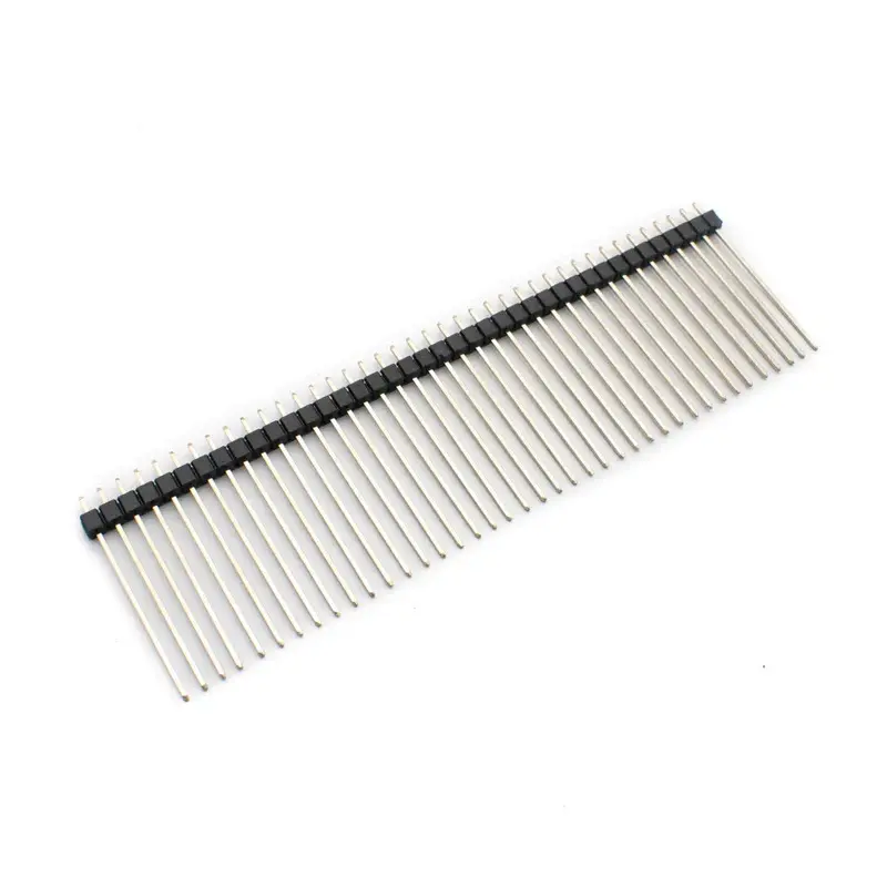 Pin Headers Long Single row 40pin 2.54mm 30mm (Per Piece)