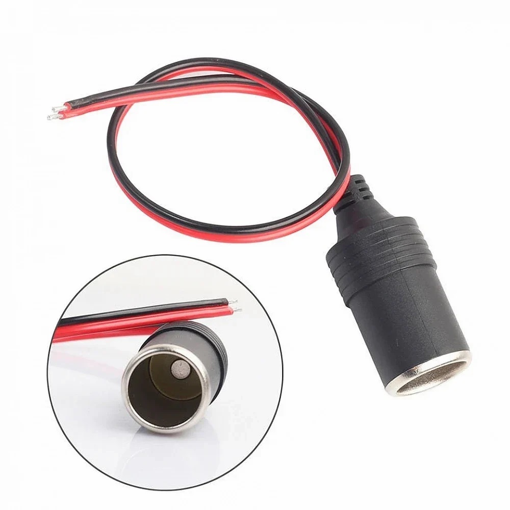Connectors Female Car Lighter Socket 12V 10A With Cable