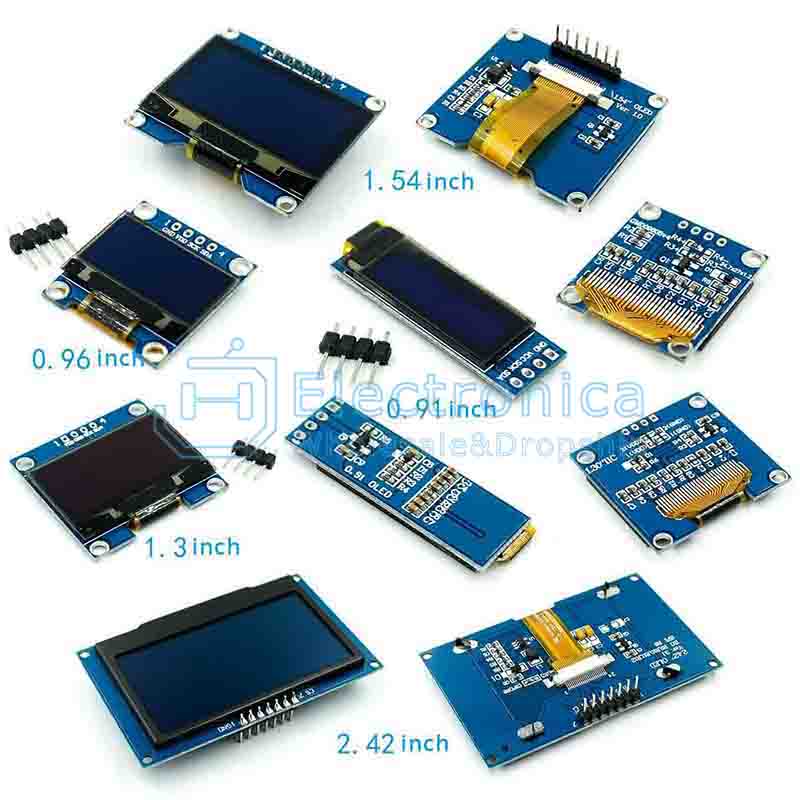 OLED 1.3 Inch Module Display White SH1106