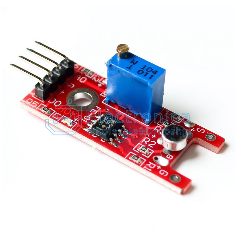 Microphone Sound Detection Sensor KY-038 Small Mic Red