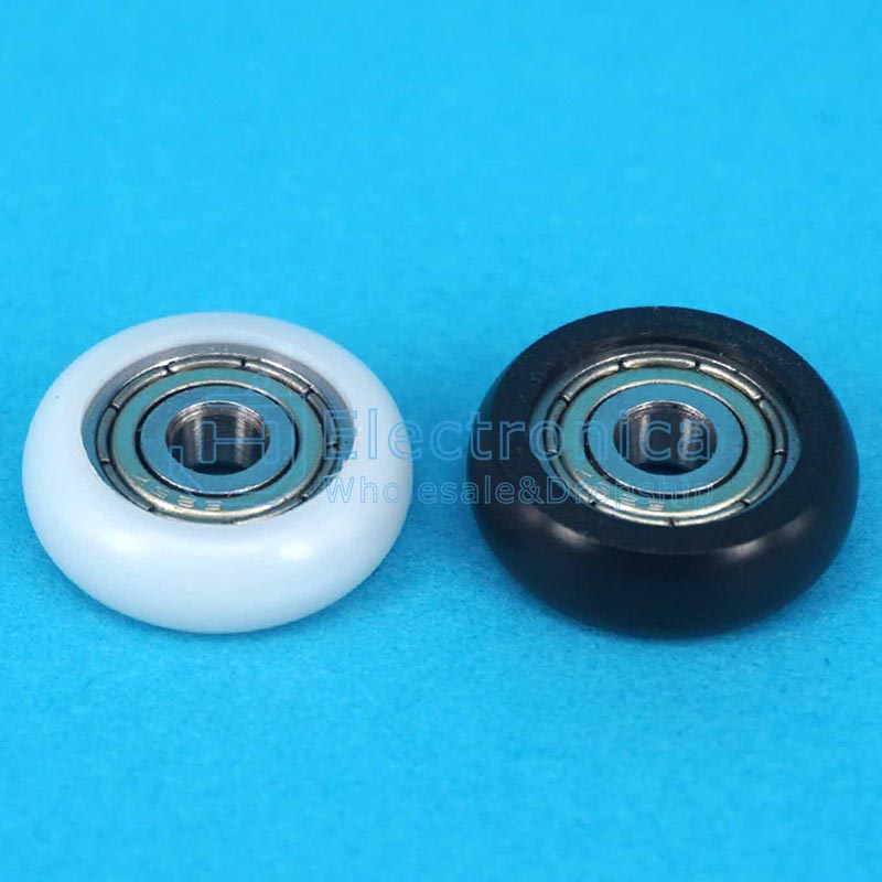 3D Printer Accessories 2020 BX24 Wheel Pulley Black (5x21.5x7mm)