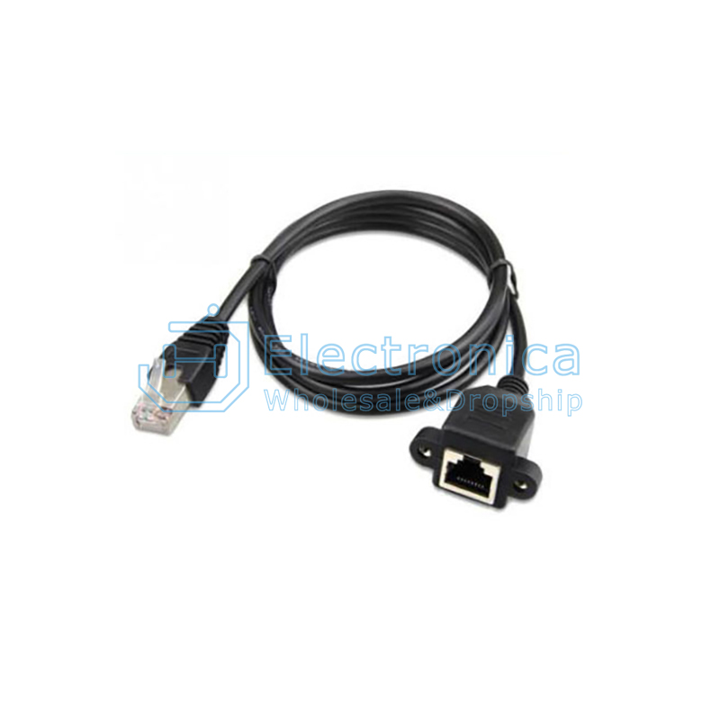 Cable Rj45 Female To Male Adapter Network Extension Cable 1m