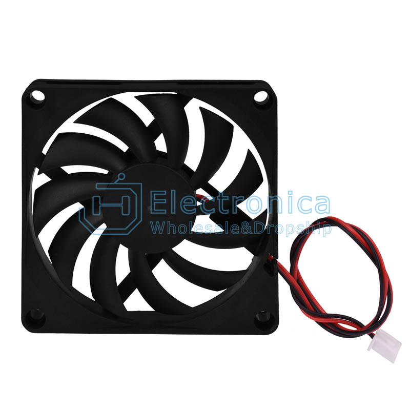 Fan PC Cooling 2Pin 12V DC 80x80x10mm