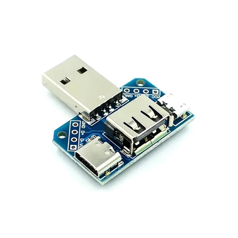 Adapter USB Male to Female Type-C 4P 2.54mm USB Module Converter