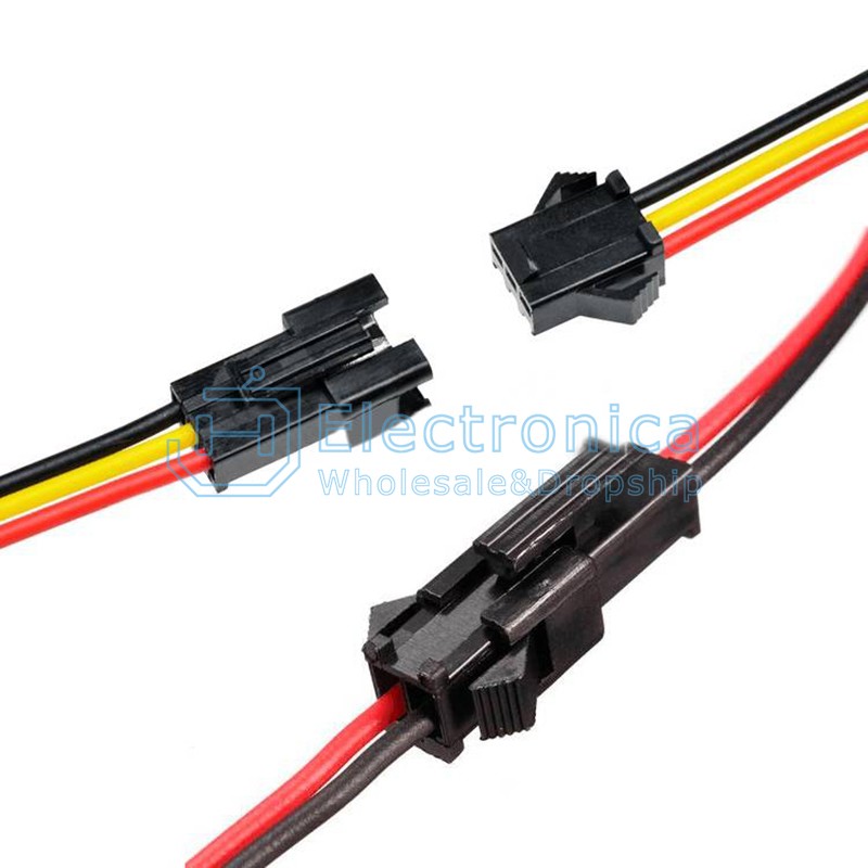 Cable Connector SM 3mm Male + Female 2Pin 30cm