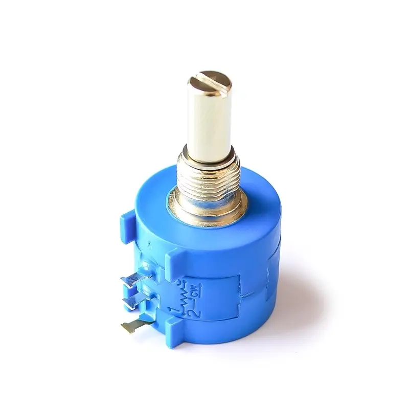 Potentiometer With Knob 3590S 10K 103 Pot Adjustable Multi Turn Blue