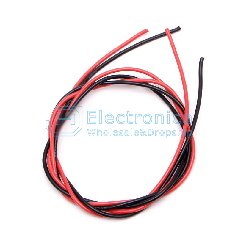 Wire Silicone 12AWG Red (1m)
