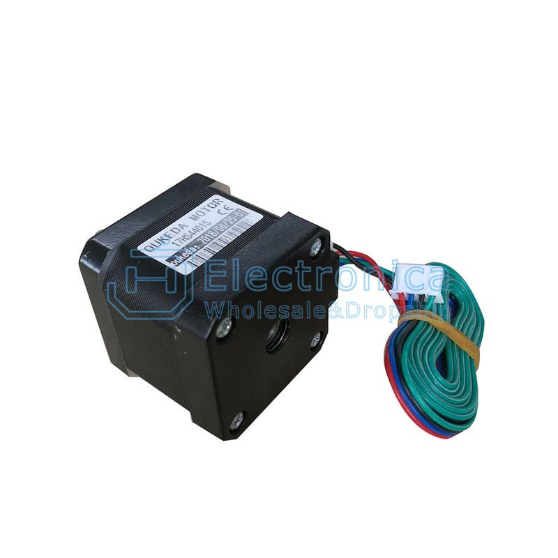 Stepper Motor 17HS4401S 42 Steps Black For 3D Printer With Cable