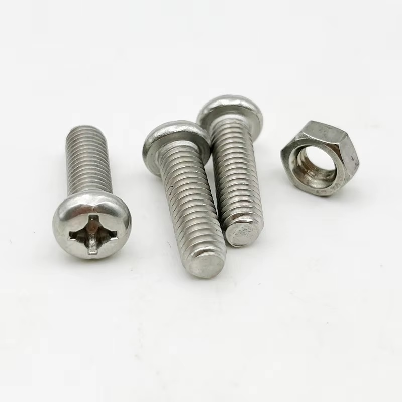 Screw Bolt And Screw Cross Round Head 304 Stainless M3x30mm (10 Pcs set)