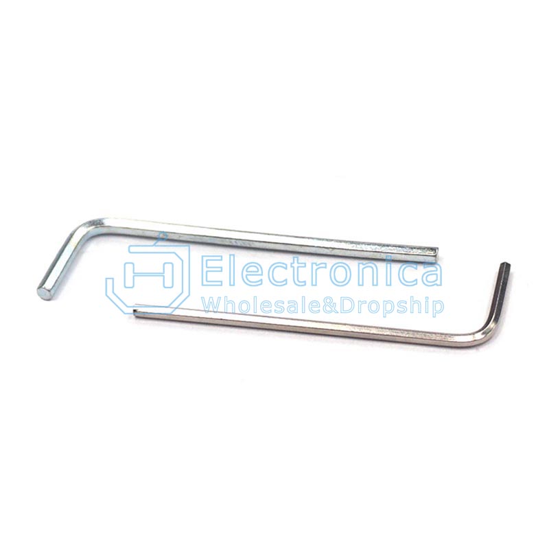 Tool Wrench M4 L-Shape Inner Hexagonal Spanner Flat End
