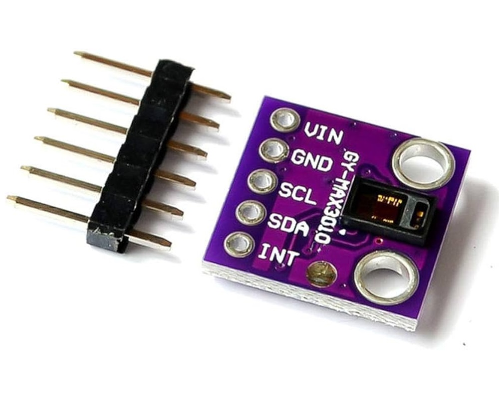 Heart rate Oximetry and Biosensor Module MAX30102 (Purple)